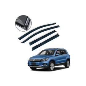 Carmind Volkswagen Tiguan 2010-2015 Krom Çıtalı Cam Rüzgarlığı