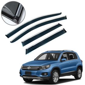 Carmind Volkswagen Tiguan 2010-2015 Krom Çıtalı Cam Rüzgarlığı