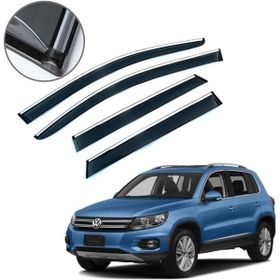 Carmind Volkswagen Tiguan 2010-2015 Krom Çıtalı Cam Rüzgarlığı