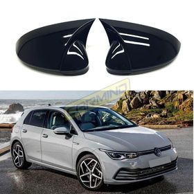 Carmind Vw Golf 8 2021 Batman Yarasa Piano Black Ayna Kapağı