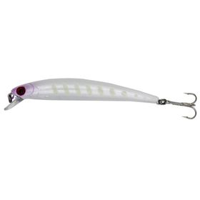 Carnassier 9 cm Beyaz Lila Sert Sahte Yem