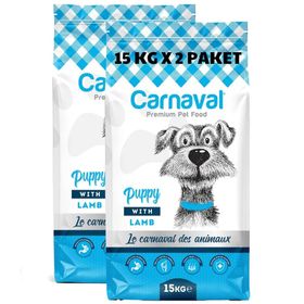 Carnaval Kuzu Etli Düşük Tahıllı 2x15 kg Kuru Köpek Mama