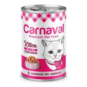 Carnaval Premium Cat Tavuklu Yavru 400 gr Kedi Konservesi