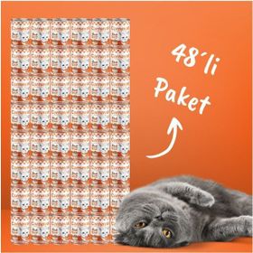 Carnaval Somonlu Yetişkin 48x400 gr Yaş Kedi Mama