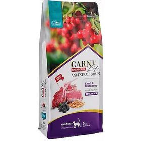 Carni Life Kızılcık Kuzu Etli ve Böğürtlenli 5 kg Yetişkin Kedi Maması