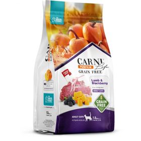 Carni Life Pumpkin Grain Free Tahılsız Kuzu Böğürtlen 1.5 kg Yetişkin Kedi Maması