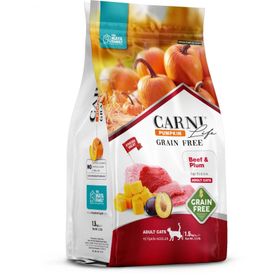 Carni Life Pumpkin Grain Free Tahılsız Sığır Erik 1.5 KG Yetişkin Kedi Maması