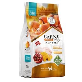 Carni Life Pumpkin Grain Free Tahılsız Tavuk Nar 1.5 kg Yetişkin Kedi Maması