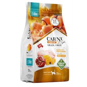 Carni Life Pumpkin Grain Free Tahılsız Tavuk Nar 1.5 kg Yetişkin Kedi Maması