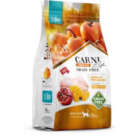 Carni Life Pumpkin Grain Free Tahılsız Tavuk Nar 1.5 kg Yetişkin Kedi Maması