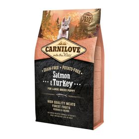 Carnilove 12 kg Somonlu ve Hindili Tahılsız İri Irk Yavru-Genç Köpek Kuru Maması