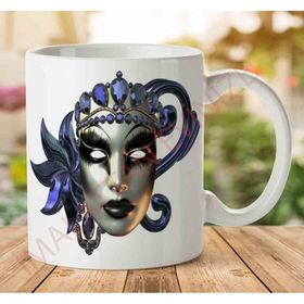 Carnival Mask Baskılı Kupa Bardak