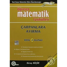 ÇARPANLARA AYIRMA KONU ANLATIMLI ÖĞRETEN MATEMATIK FASIKÜLLERI - GÜRAY KÜÇÜK