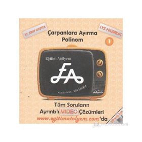ÇARPANLARA AYIRMA POLINOM 1 10. SINIF DESTEK - LYS HAZIRLIK - FIKRET ÇELENK;MERVE ÇELENK