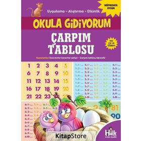 Çarpım Tablosu-Okula Gidiyorum-Kolektif