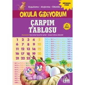 Çarpım Tablosu-Okula Gidiyorum-Kolektif