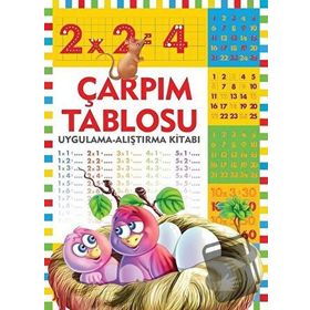 Çarpım Tablosu Uygulama-Alıştırma Kitabı-Kolektif