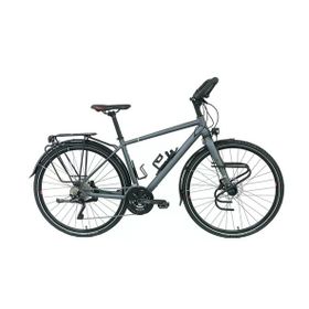 Carraro CR-T World 460H HD 28 Jant 22 Vites Mat Antrasit Kırmızı Erkek Şehir Bisikleti
