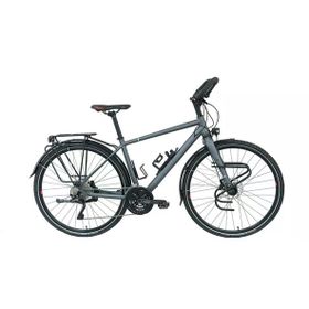 Carraro CR-T World 460H HD 28 Jant 22 Vites Mat Antrasit Kırmızı Erkek Şehir Bisikleti