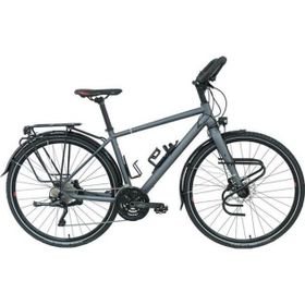 Carraro CR-T World 460H HD 28 Jant 22 Vites Mat Antrasit Kırmızı Erkek Şehir Bisikleti