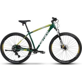 Carraro Daytona 909 480H HD 29 Jant 9 Vites Koyu Yeşil Sarı Beyaz Yeşil Dağ Bisikleti