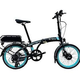Carraro E-Go 2.1 Mat Siyah Turkuaz 20 Jant Elektrikli Bisiklet