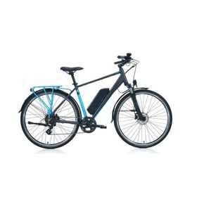 Carraro E-Line Elife 2.1 470H HD 28 Jant 7 Vites Mat Antrasit-Mavi-Siyah Erkek Şehir Bisikleti