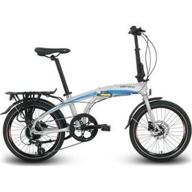 Carraro Flexi 108 HD 320H V 20 Jant 8 Vites Gümüş Turkuaz Bukalemun Siyah Kırmızı Katlanır Bisiklet