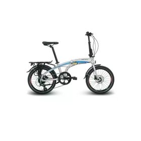Carraro Flexi 108 HD 320H V 20 Jant 8 Vites Gümüş Turkuaz Bukalemun Siyah Kırmızı Katlanır Bisiklet