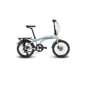 Carraro Flexi 108 HD 320H V 20 Jant 8 Vites Gümüş Turkuaz Bukalemun Siyah Kırmızı Katlanır Bisiklet