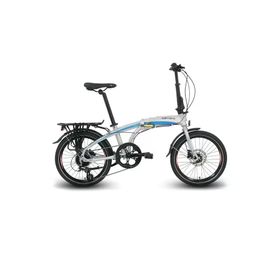 Carraro Flexi 108 HD 320H V 20 Jant 8 Vites Gümüş Turkuaz Bukalemun Siyah Kırmızı Katlanır Bisiklet
