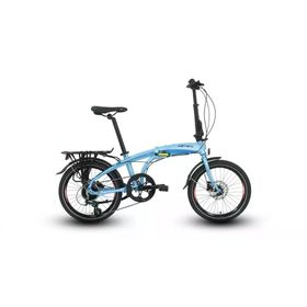 Carraro Flexi 108 HD 320H V 20 Jant 8 Vites Mavi Yeşil Bukalemun Siyah Kırmızı Katlanır Bisiklet