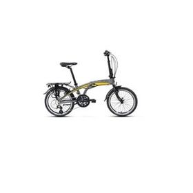 Carraro Flexi 116 V 320H V 20 Jant 16 Vites Mat Kül Gri Siyah Sarı Katlanır Bisiklet