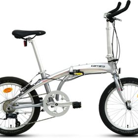 Carraro Flexi Argento V Fren Sora 9 Vites 20 Jant Gümüş Krom Kırmızı 32 Kadro Katlanır Bisiklet