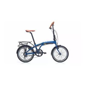Carraro Flexi Comfort 320H V 20 Jant 8 Vites Mat Navy Mavi Parlak Siyah Bakır Mavi Katlanır Bisiklet