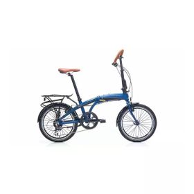Carraro Flexi Comfort 320H V 20 Jant 8 Vites Mat Navy Mavi Parlak Siyah Bakır Mavi Katlanır Bisiklet