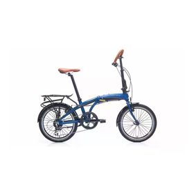 Carraro Flexi Comfort 320H V 20 Jant 8 Vites Mat Navy Mavi Parlak Siyah Bakır Mavi Katlanır Bisiklet