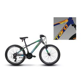 Carraro Force 400 325H 21 Vites VB 24 Jant Mat Petrol Kırmızı Turuncu Dağ Bisikleti