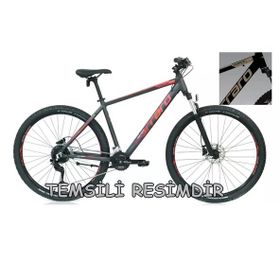 Carraro Force 750 Hd 27,5 Jant 24 Vites 38 cm Kadro Mat Antrasit Gri Kırmızı Dağ Bisikleti