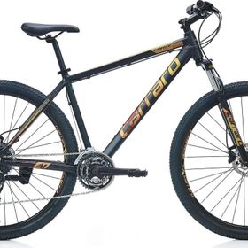Carraro Force 970C HD Fren Cues 18 Vites 29 Jant Siyah Altın Bakır Kırmızı 44 Kadro Dağ Bisikleti