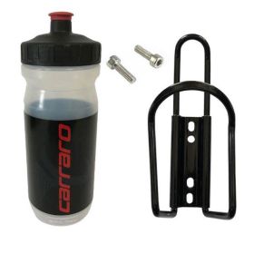 Carraro Siyah 600 ml Matara ve Matara Kafesi Seti