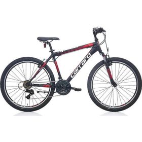 Carraro Speed 240 V Fren 24 Jant 21 Vites 36 cm Mat Siyah Kırmızı Koyu Kırmızı Dağ Bisikleti
