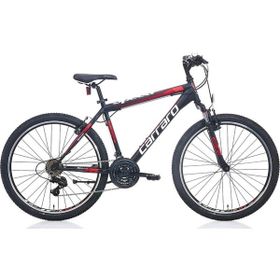 Carraro Speed 240 V Fren 24 Jant 21 Vites 36 cm Mat Siyah Kırmızı Koyu Kırmızı Dağ Bisikleti