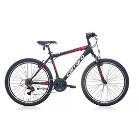 Carraro Speed 240 V Fren 24 Jant 21 Vites 36 cm Mat Siyah Kırmızı Koyu Kırmızı Dağ Bisikleti