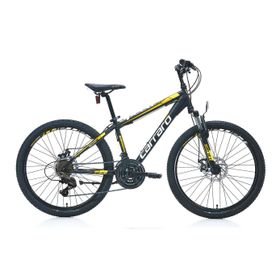 Carraro Speed 241 360H 24 Jant 21 Vites Mat Siyah-Sarı-Açık Turuncu Dağ Bisikleti