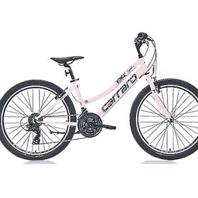 Carraro Speed 242 V Fren 24 Jant 21 Vites Kadın Toz Pembe Mavi Fuşya Dağ Bisikleti