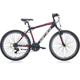 Carraro Speed 260 410H V 26 Jant 21 Vites Mat Siyah Kırmızı Dağ Bisikleti
