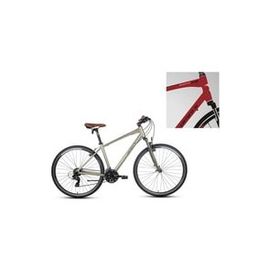 Carraro Sportive 220 406H V 28 Jant 21 Vites Mat Krom Kırmızı Siyah Beyaz Erkek Şehir Bisikleti
