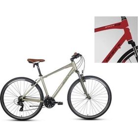 Carraro Sportive 220 406H V 28 Jant 21 Vites Mat Krom Kırmızı Siyah Beyaz Erkek Şehir Bisikleti