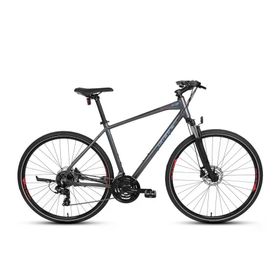 Carraro Sportive 223 508H HD 28 Jant 21 Vites 46 cm Antrasit Kırmızı Açık Mavi Erkek Şehir Bisikleti